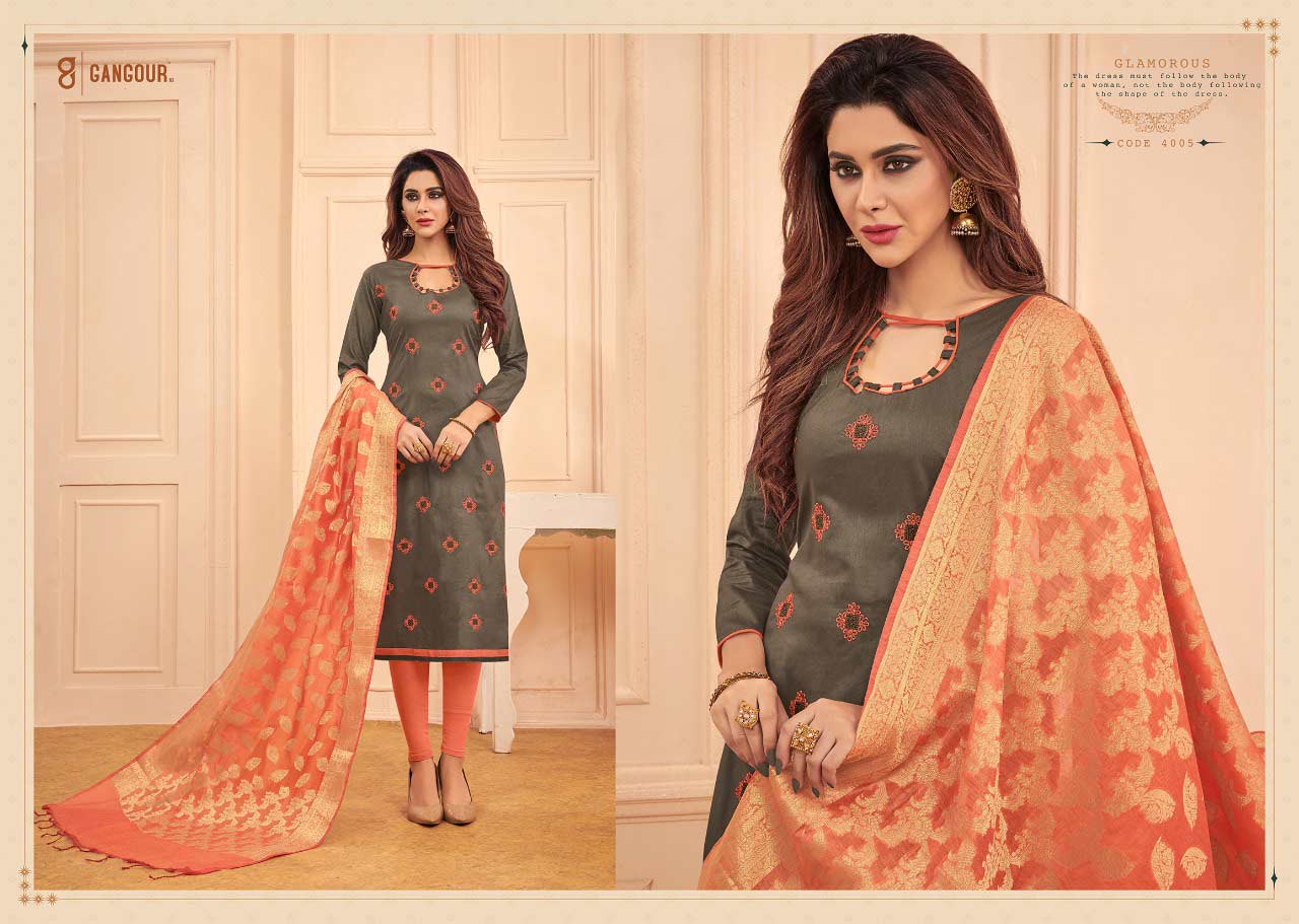 Chunri Vol-4 Gangour Nx Cotton Dress Materials Chunri Vol-4 Gangour Nx Cotton Dress Materials